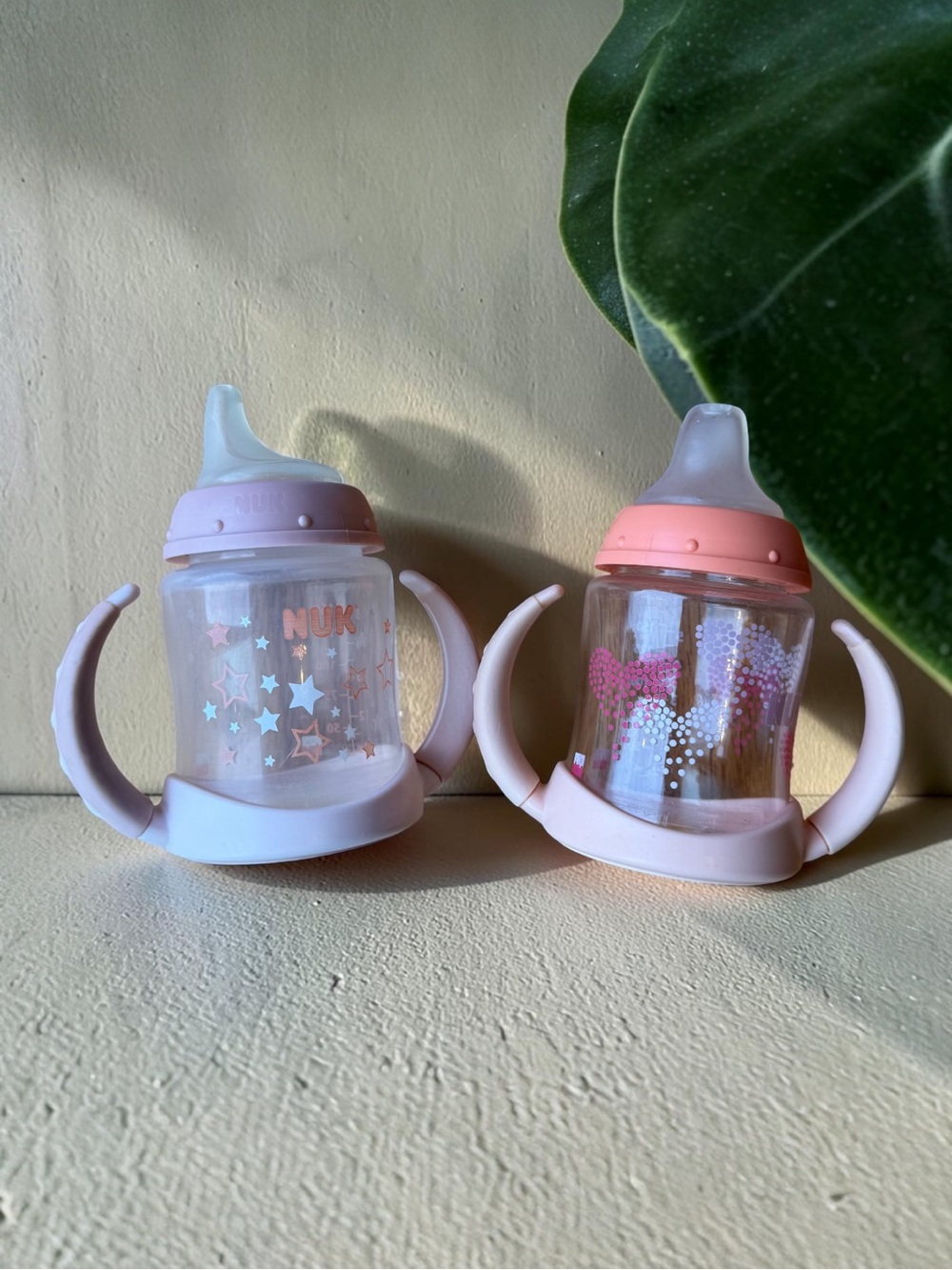 ✨ Bundle of Two Nuk Sippy Cups